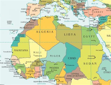 Image Result For Map Of Morocco And Surrounding Countries Virreinato