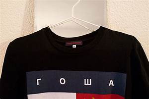 Gosha Rubchinskiy Flag Tee Black Grailed