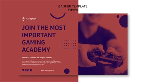 Free Psd Esports Concept Banner Template