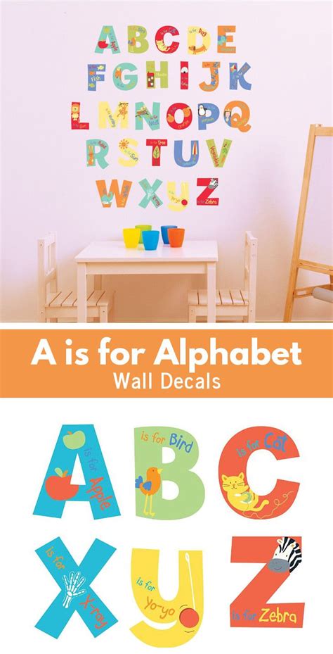 This Alphabet Wall Decals Are A Colorful And Educational Way To