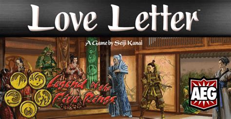 Aeg Legend Of The Five Rings Love Letter Card Game