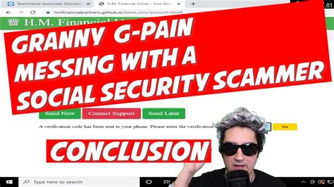 Granny G Pain Messing With Social Security Scammers Part 3 Youtube