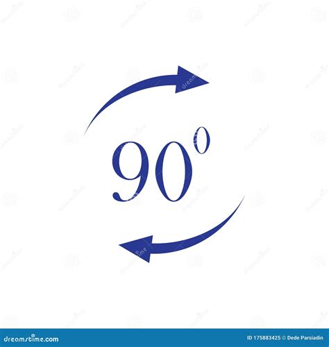Angle 90 Degrees Sign Icon Geometry Math Symbol Right Angle Classic