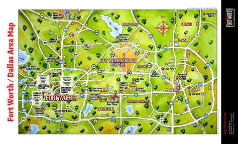Map Of Fort Worth Texas And Surrounding Areas Business Ideas 2013