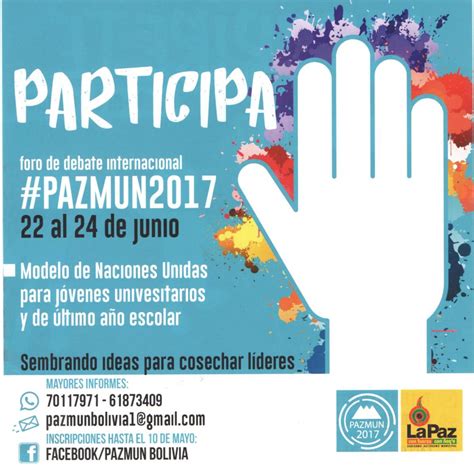 This private university is the oldest in bolivia that does not receive economical budget of government. Foro: PAZMUN 2017 - Universidad Católica Boliviana Tarija