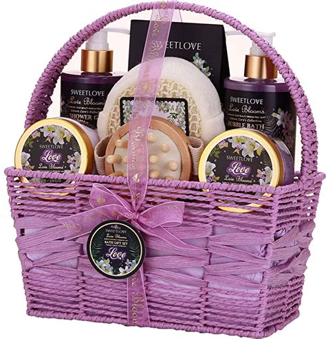 Panier Cadeau De Spa Pour Femme Ensemble Cadeau De Bain Et De Corps