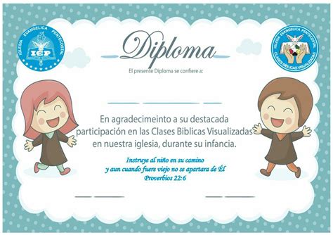 Pin De Andrea Garrido En Diplomas Lecciones De La Escuela Dominical