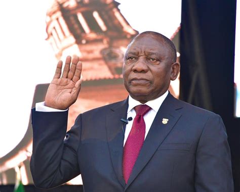 Ramaphosa Sworn In As President Of South Africa Punch Newspapers