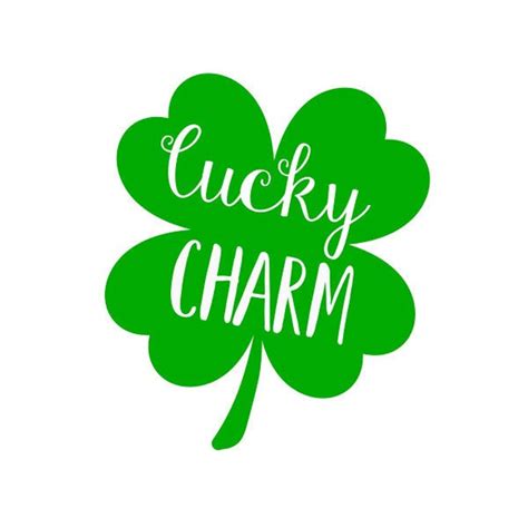 Shamrock Svg File Lucky Charm Digital Download For Cricut And Etsy