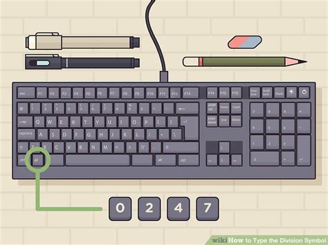 How To Type The Division Symbol 6 Steps With Pictures