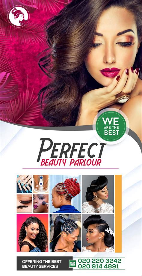 Perfect Beauty Salon Banner Designed By Oppomence Graphics In Ghana
