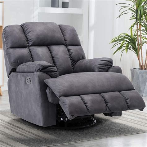 Buy products such as mainstays baja wall hugger microfiber biscuit back recliner at walmart and save. Recliner Chair In Living Room Decor Amazon Swivel Rocker ...