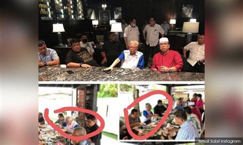Ismail sabri admits the number of cases due to clusters created by those returning to their hometowns increased after interstate travel was allowed. Ismail Sabri kongsi gambar, nafi langgar SOP penjarakan fizikal
