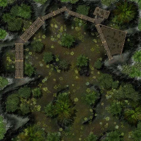 Jungle Battle Map 5e ~ The Arena From Mythic Odysseys Of Theros 24x32
