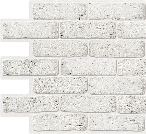 White Brick Faux Wall F