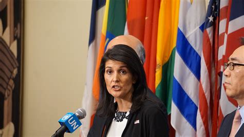 ambassador haley delivers remarks at a joint stakeout foll… flickr