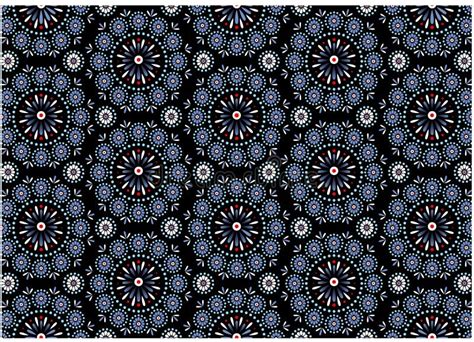 Blue Medallion Pattern Stock Vector Illustration Of Fabric 23918505