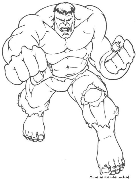 Daftar isi mewarnai gambar untuk anak anak pra sekolah dasar. Mewarnai Gambar Hulk | Mewarnai Gambar