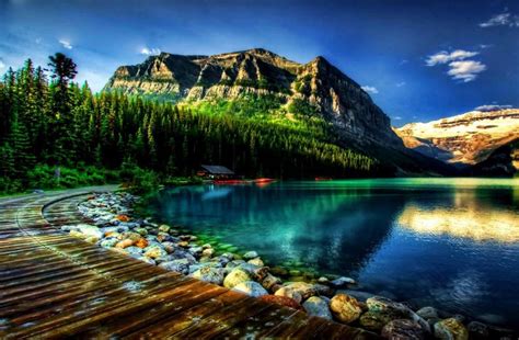 Beautiful mountain scenery wallpaper - HD Wallpaper