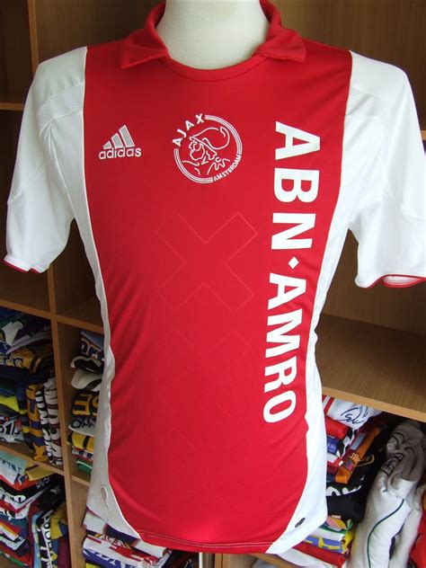 Customs services and international tracking provided. Ajax Home football shirt 2007 - 2008. Sponsored by ABM Amro