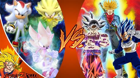 Son goku vs sonic the hedgehog battles comic vine. Sonic the Hedgehog VS Dragon Ball Z - Sonic Shadow Silver ...