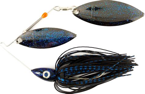 Nichols Lures Pulsator Metal Flake Double Willow Spinnerbait Spinners And Spinnerbaits Amazon