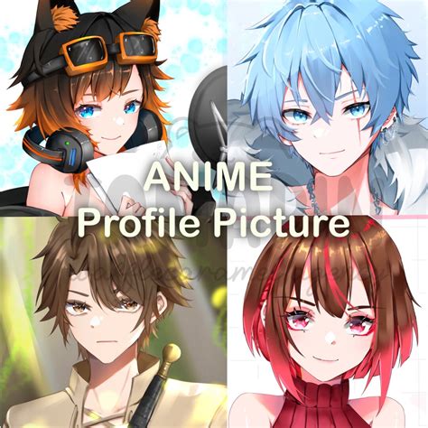 Anime Commission Art Custom Anime Profile Picture Oc Etsy