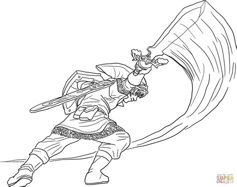 Coloriage  The Legend of Zelda  Skyward Sword  Coloriages à imprimer
