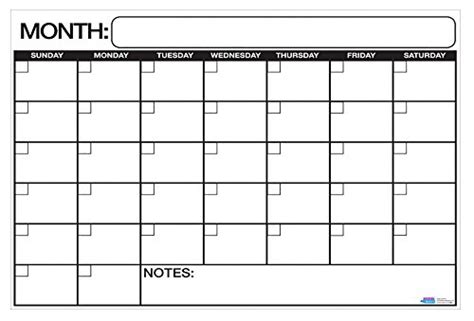 Choose your size, color, date range & template style. Best EXTRA LARGE Dry Erase Wall Calendar Planner ...
