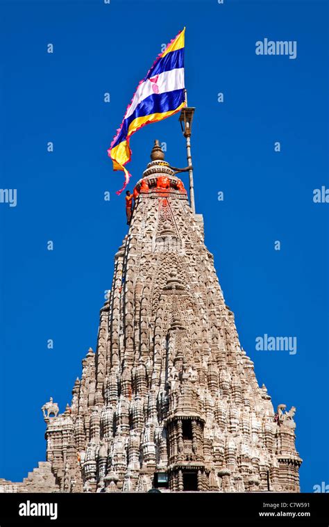 Dwarakadheesh Temple Dwarka Gujarat India Stock Photo Alamy