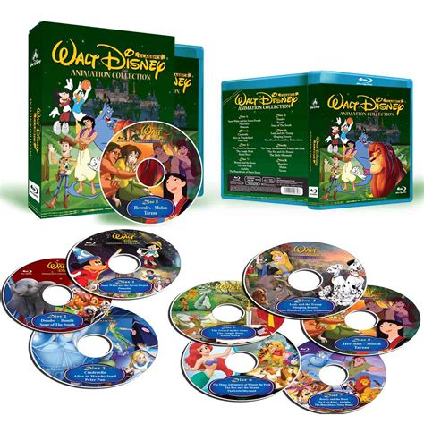 Walt Disney Classic Animation 25 Movie Collection Dvd And Blu Ray Box Set