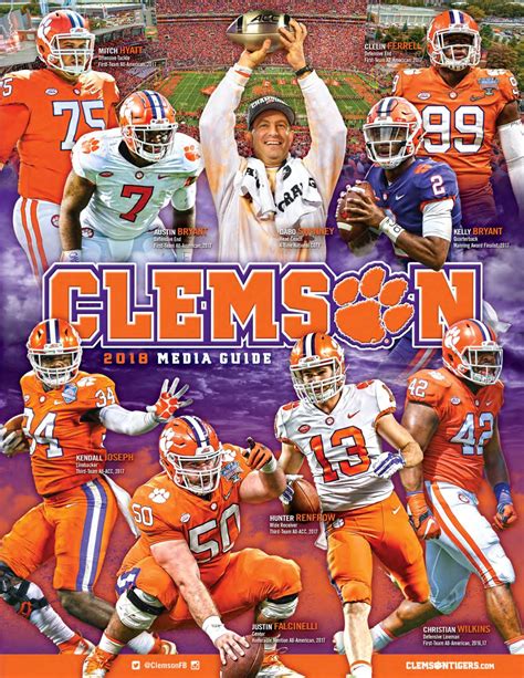 2018 Clemson Football Media Guide By Clemson Tigers Issuu