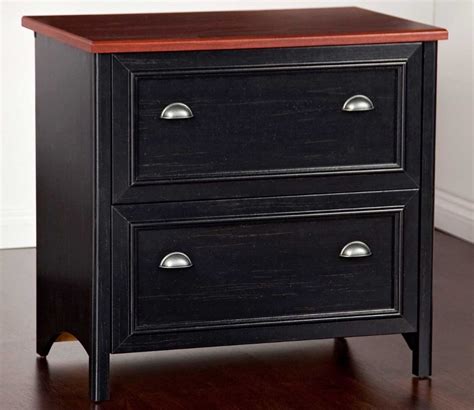 Organizing your business' files can be a difficult endeavor, but shopping for a good filing cabinet should be nothing short of simple. Wood Black Lateral File Cabinet | Wood storage cabinets ...
