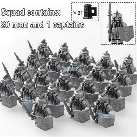 21pcsset Uruk Hai Dwarf Army Elf Guard The Hobbit Lord Of The Rings