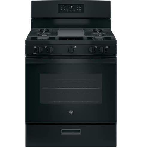 Featuring premium finish toughened glass top, its an elegant addition to your kitchen. GE® 30" Free-Standing Gas Range | JGBS66DEKBB | GE Appliances