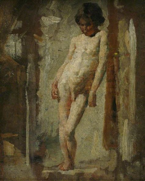 Nude Italian Boy Painting Henry Scott Tuke Oil Paintings