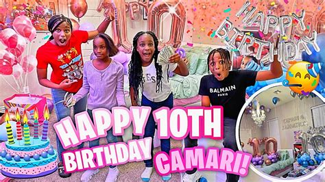 Happy Birthday To My Princess Camari Youtube