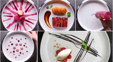 20 Ways To Plate Sauces Food Garnishes Fancy Food Presentation
