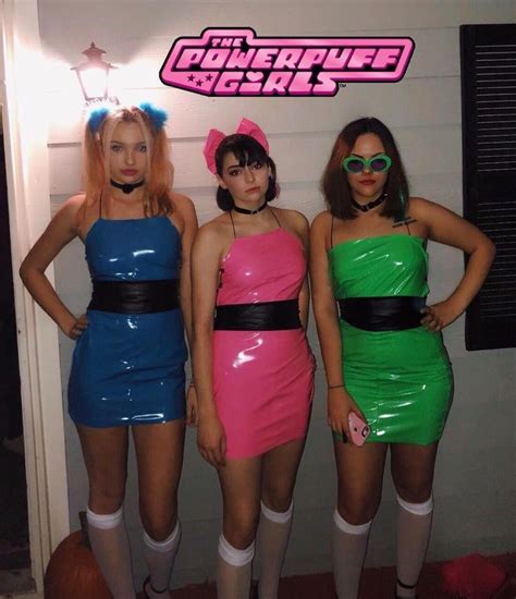 Powerpuff Girls Costume Powerpuff Girls Costume Cute Group Halloween Costumes Trio Halloween