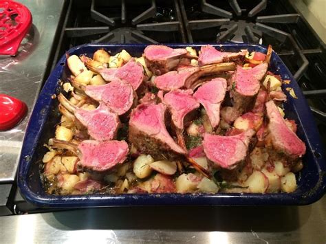Reheating lamb chops in the oven is a good choice for those who want the fresh out of the oven feel. place your skillet over a medium flame on the stove. Homemade Lamb Chops & Oven Roasted Potatoes : food