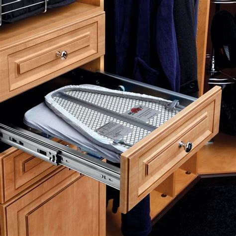 Fold out ironing board cabinet. Rev-A-Shelf Closet Fold Out Ironing Board CIB-16CR ...