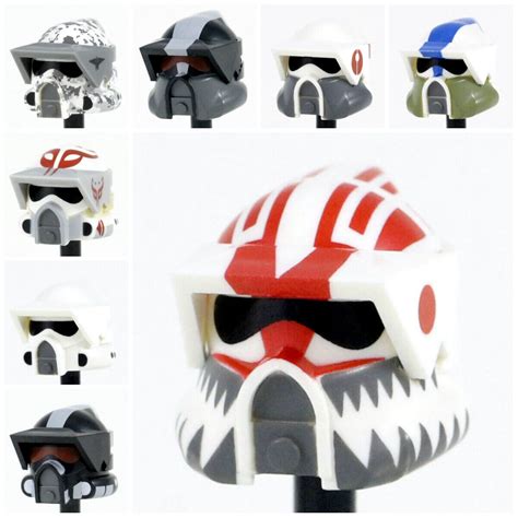 Clone Army Customs Arf Trooper Helmet For Clone Minifigures Pick Color