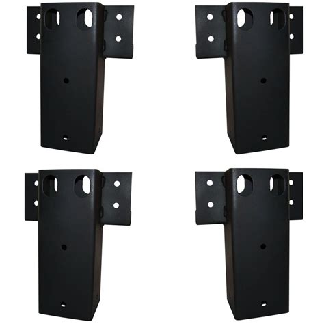 Elevators 4 In X 4 In Straight Brackets Set Of 4 E100 The Home Depot