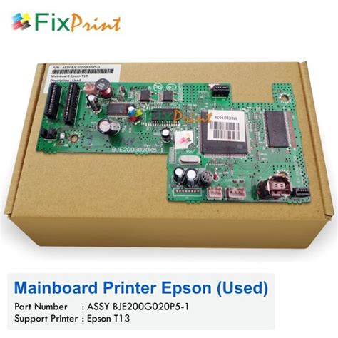 Ink level auto reset when printer shut off. Jual Board Mainboard Epson T13 T13x - Kota Surabaya ...