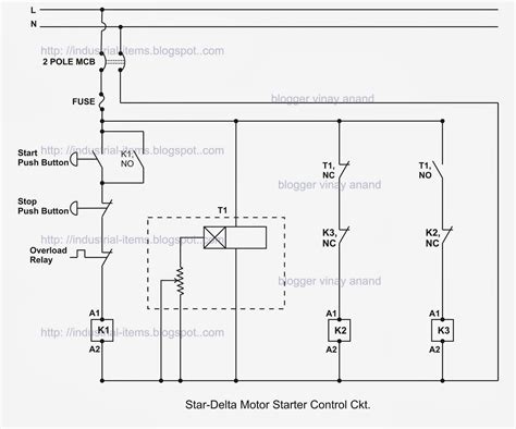 While keep in mind that star delta starter can only be used for low to medium voltage and light starting torque induction motors. Star Delta Starter Control Wiring Diagram With Timer Pdf
