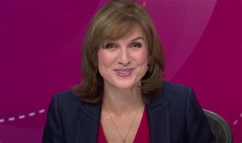 Fiona Bruce Addresses Question Time Regret After Controversial Moment