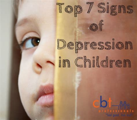 Top 7 Signs Of Depression In Children Gold Coast Psychologists Cbt