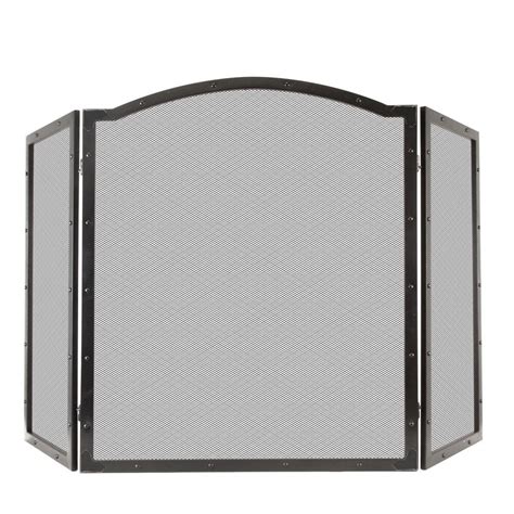 Pleasant Hearth Fortna 3 Panel Fireplace Screen The Home Depot Canada