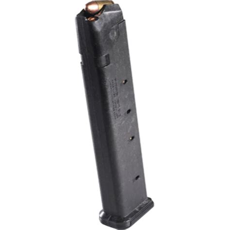 Magpul Pmag 27 Gl9 Glock Magazine 9mm 27 Rounds Black Polymer Fin