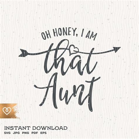 Download Oh Honey, I Am That Aunt Svg Instant Download Aunt Svg ...